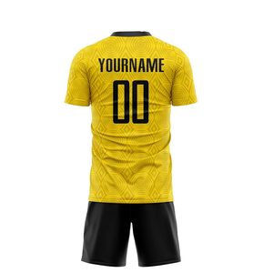 Custom Soccer Ball Uniform Durable Breathable Unisex Jersey and Shorts Set with Lightweight Fabric for Training Championship - Product Image 2