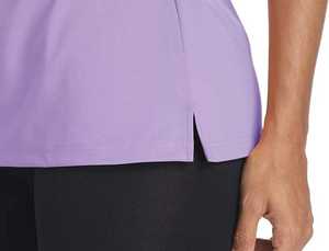 T-shirts de golf pour femmes de qualité supérieure, tricotés, à manches courtes, décontractés, en tissu Oxford respirant, 100 % coton, couleur personnalisable, design vierge - Product Image 3