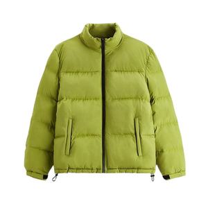 Veste matelassée imperméable en toile de haute qualité pour homme, manteau d'hiver à manches longues avec col montant, vente en gros de vêtements d'hiver - Product Image 1