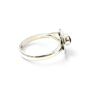 Natural Amethyst Ring 925 Sterling <b>Silver</b> Customized Design Smooth and Comfort Fit Ring Minimalist Jewellery - Product Image 3