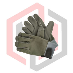 Gants de travail de jardin vert olive pour femmes/hommes - en cuir de vachette résistant aux ésporces, pour la taille des roses/les baies, protection longue pour l'avant-bras, anti-coupure - Product Image 4