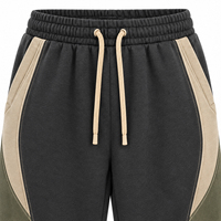Pantalon de survêtement minimaliste, coupe confortable et style décontracté, bas de vêtement ample et décontracté, vêtements streetwear