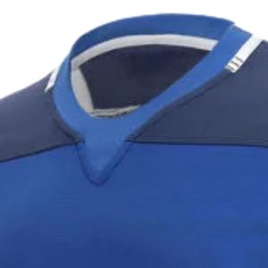 <b>Blue</b> <b>White</b> <b>Striped</b> Rugby Jersey Short Sleeve Team Shirt Sports Uniform Casual Athletic Wear Printed Pattern Match Training - Product Image 3