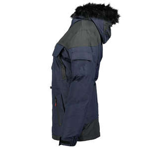 Parka de luxe en fourrure pour l'hiver, homme et femme, manteau chaud et épais à capuche avec doublure en fausse fourrure pour les températures froides - Product Image 4