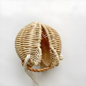 Mini sacs-cadeaux sucrés bon marché sac et sac à main en rotin en forme d'ours pour bébés filles de fabricant du Vietnam - Product Image 4