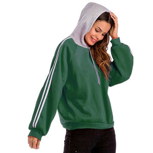 Sweat à capuche léger pour femme en molleton bouclette respirant, directement du fabricant, idéal pour la superposition, commandes en gros, équipement personnalisé - Product Image 6