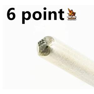 Outils de fabrication de diamants pour bijoux Outils de broches à facettes en diamant à pointe émoussée pour les surfaces dorées et argentées Outils à broches à 6 points - Product Image 3