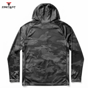Long Sleeve Sun Protection <b>Lightweight</b> Outdoor Hiking Fishing Custom Quick Dry Polyester Sublimated Fishing <b>Hoodie</b> - Product Image 2