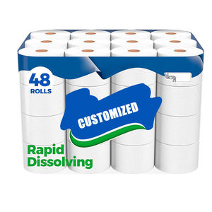 High Quality Virgin Toilet <b>Paper</b> 3 Ply Home Toilet <b>Paper</b> <b>Roll</b> High Quality Bathroom Tissue Supplier Manufacturer - Product Image 1