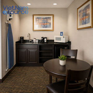 Soluciones de Almacenamiento para Habitaciones de Hotel Baymont con Armarios, Mesitas de Noche, Gabinetes y Muebles Coordinados para Huéspedes en Vietnam - Product Image 1