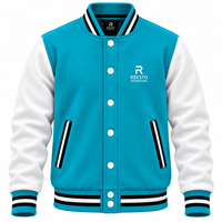 Veste de baseball personnalisée en gros avec logo sur mesure pour hommes, en laine, design personnalisé, veste universitaire pour hommes