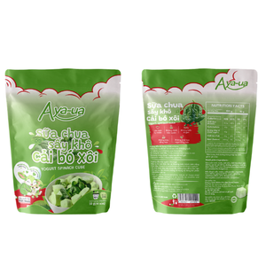 OEM Private Label Freeze Dried Yogurt Snack - Aya-ua Brand Healthy Dairy <b>Bites</b> Spinach Flavor - 10g Pack - Product Image 1