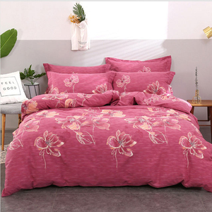 Juego de sábanas con elástico en las esquinas, dos fundas de almohada, de algodón y microfibra, con estampado de PC, juego de sábanas ajustables para colchón, cuatro piezas. - Product Image 5