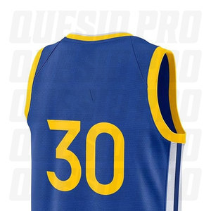 Maillot de basket-ball américain cousu pour équipes américaines, vêtements de sport réversibles, sublimation, broderie, personnalisation du nom et du numéro de l'équipe - Product Image 5
