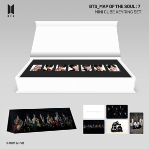 BTS MINI KEYRING CUBE 2x2 <b>MAP</b> OF THE SOUL 7 SET - Product Image 1
