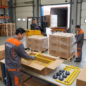 Heavy Duty Steel Order Picking <b>Trolley</b> for Logistics Centers Vietnam Manufacturer ISO Sedex Certified OEM Quality Support - Product Image 5