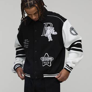 Veste universitaire personnalisée haut de gamme pour homme, brodée, style baseball, respirante, décontractée, streetwear, mode - Product Image 2