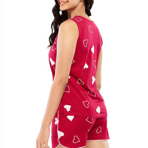 Ensemble short sans manches léger et élégant pour femme, idéal pour les voyages, en tissu doux, tenue d'été - Product Image 2