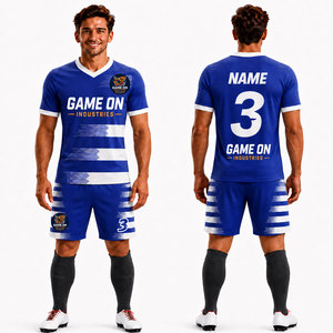 Custom Retro Football Shirts Hot Sale Print Design Men Football Soccer Uniform Youth <b>College</b> Player Version Soccer Jersey - Product Image 1