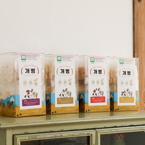 [EJ International] Gaeppeong Friandise pour chien à base de riz soufflé, végétalienne, à la patate douce violette, faible en gras, en forme d'os - Product Image 3