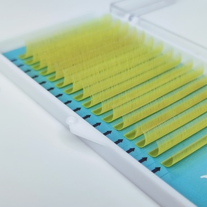 ขนตาปลอม0.05มม. D แบบคลาสสิกถาดขนตาสีดำด้านทำจากเวียดนาม - Product Image 4