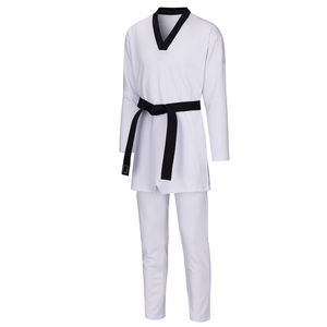 Tenue d'arts martiaux, uniforme de Taekwondo, léger, respirant, en polyester et coton, uniforme d'entraînement pour combattants MMA adultes - Product Image 4