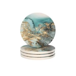 Juego de 6 Posavasos de Mármol - Decoración Moderna y Elegante para Mesa de Centro, Posavasos con Hermoso Diseño y Color - Product Image 2