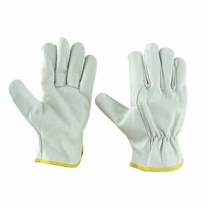 Gants de soudage TIG personnalisés avec logo imprimé, résistants à la chaleur, en cuir de vachette pleine fleur, équipement de protection des mains robuste, en vente - Product Image 4