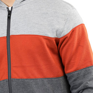 Conjunto Deportivo para Hombre con Bloques de Color, Sudadera con Capucha y Cremallera Completa, Pantalones, Transpirable, Informal, para Otoño, Corte Regular, Poliéster y Algodón - Product Image 5