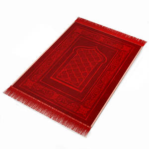 Tapis de prière Jai Namaz de luxe - Coussin en mousse haute densité - Product Image 1