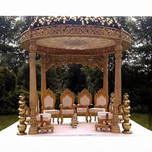 Mandap de Boda Exclusivo de Fibra, Fabricante de Mandaps para Bodas Indias, Último Modelo de Mandap de Boda en Venta en EE. UU., Decoración para Eventos - Product Image 1