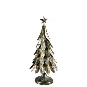Elegant Metal <b>Christmas</b> <b>Tree</b> <b>Table</b> Decoration Premium Winter Home Decor Collection - Product Image 4