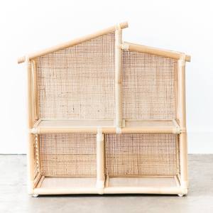 Casas de juguete educativas para niños, casa de muñecas grande de ratán de 2 pisos, suministro del fabricante de casas de muñecas - Product Image 6