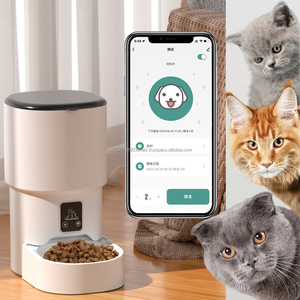 4L Automatic Smart <b>Pet</b> Feeder Touch Screen Dry <b>Food</b> Dispenser <b>for</b> Cats and Dogs OEM ODM Plastic Smart Dog and Cat Feeder - Product Image 3