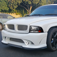Schwarze Scheinwerfer für 1997-2004 Dodge Dakota Durango 1PC Style Lampen Links+Rechts