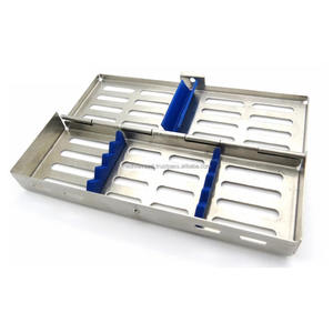 Medivolve - Juego de 5 bandejas de esterilización dental de acero inoxidable, certificadas CE ISO, para instrumentos quirúrgicos, proveedor mayorista - Product Image 6