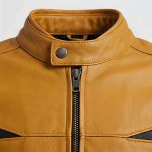 Chaqueta de Motociclista de Cuero Genuino para Hombre de la Mejor Calidad, Nueva Colección de Invierno, Chaquetas de Motocicleta con Protecciones Desmontables Personalizadas - Product Image 4