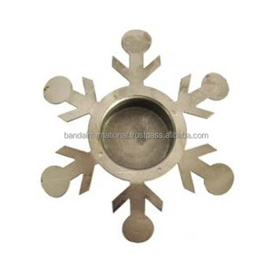เชิงเทียนเหล็กพร้อมทองโบราณสำหรับตกแต่งบ้านและเชิงเทียนอื่นๆ - Product Image 2