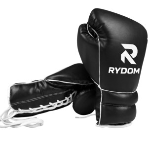 Guantes de Boxeo Profesionales Blaze Fight Wear OEM, Logotipo Personalizado, Cuero PU, Dorado, Muay Thai, Cuero Vacuno, Cierre de Gancho y Bucle - Product Image 2