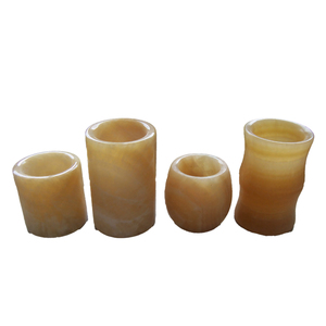 High Quality Custom Shape <b>Marble</b> Onyx Candle Holder New Special Design Onyx <b>Marble</b> Candle Holder <b>Jar</b> - Product Image 6