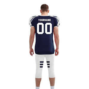 Derniers uniformes de football américain pour adultes, personnalisables avec logo et plusieurs designs, en tissu respirant, anti-humidité et à séchage rapide - Product Image 5