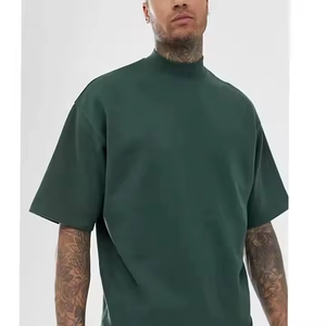 เสื้อยืดสีขาวคุณภาพสูงขายส่งสำหรับผู้ชาย เสื้อยืดเปล่าพิมพ์ลายกราฟิกตามสั่ง ผ้าฝ้าย 100% เสื้อยืดผู้ชายแบบเรียบ - Product Image 3