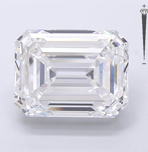 Diamante Cultivado en Laboratorio con Certificación IGI, Corte Esmeralda de 5.01 CT, Color E, Claridad VVS2, CVD LG 733535141 ROYAL GEMS para Joyería - Product Image 1