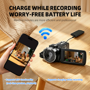 Appareil photo numérique avec capteur CMOS 80MP, vidéo 8K, WiFi, mise au point automatique, vlogging avec écran rabattable de 3,0 pouces, zoom 18x, enregistrement <span class=keywords><strong>YouTube</strong></span>, idéal <span class=keywords><strong>pour</strong></span> les voyages - Product Image 5