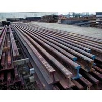 Rails en acier Q235B/50mn pour voies ferrées, rails légers 55q 50q Q235, rails en acier pour machines, pour la construction d'ouvrages ferroviaires et traverses