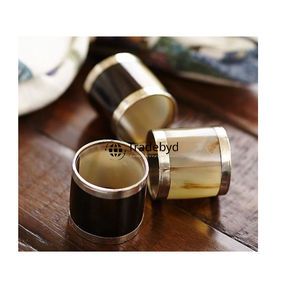 Anillo para Servilletas de Cuerno Hecho a Mano, Estilo Rústico Ecológico, Decoración Natural para Mesa, Ideal para Regalos, Tradebyd - Product Image 5