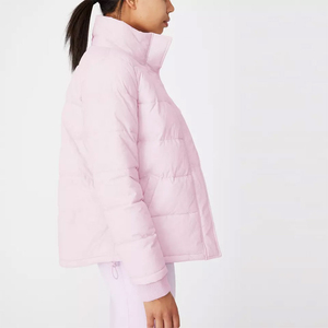 เสื้อแจ็คเก็ตบุฉนวนกันความร้อนสำหรับผู้หญิง เสื้อโค้ทกันหนาวแบบมีฮู้ด กันน้ำ กันลม เหมาะสำหรับใส่ลำลองกลางแจ้ง แฟชั่นสตรีทแวร์ - Product Image 2