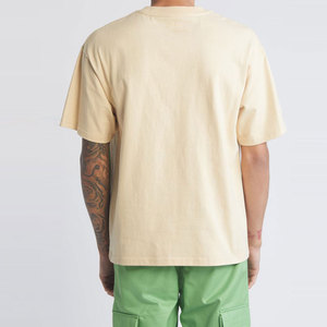 T-shirts pour hommes de haute qualité 100% coton avec logo personnalisé, impression numérique, écologiques, respirants, coupe oversize, épaules tombantes - Product Image 3