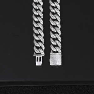 Women <b>Men</b> <b>White</b> <b>Gold</b> Hip Hop High End <b>Necklaces</b> Jewelry - Product Image 3