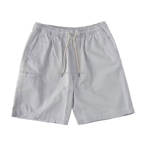Shorts pour hommes à porter au quotidien, taille élastique unie, coupe décontractée, respirants, écologiques, durables, 100 % coton, fournisseur d'usine - Product Image 5